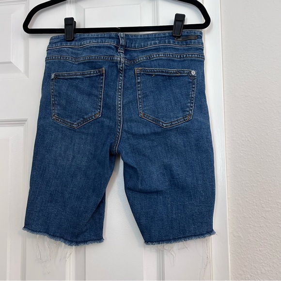 Pilcro and the Letterpress Denim Cutoff Shorts Size 26 - Picture 2 of 4